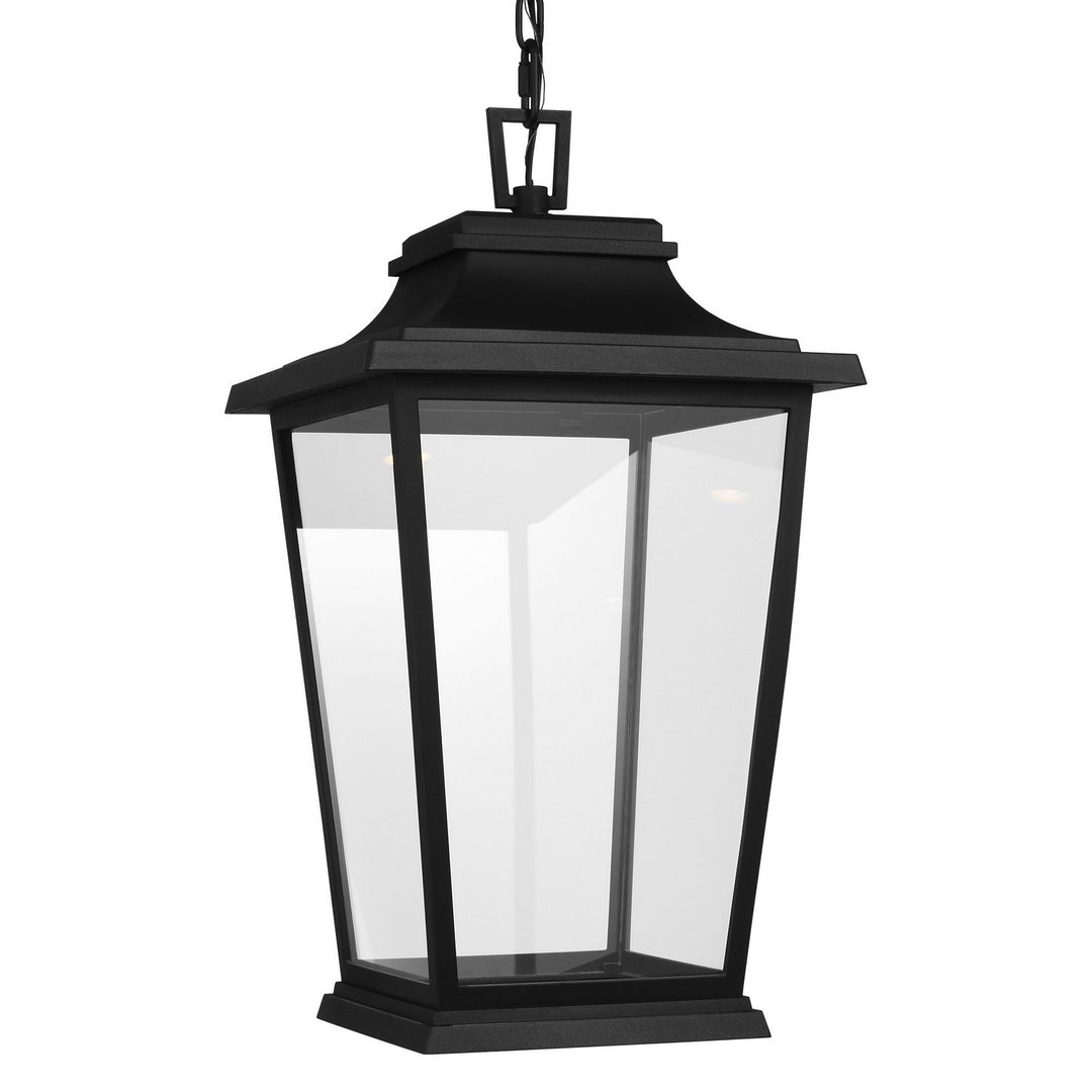 Warren LED Hanging Lantern in Textured Black - available from The Lighting Shoppe, trusted by Canadian homeowners