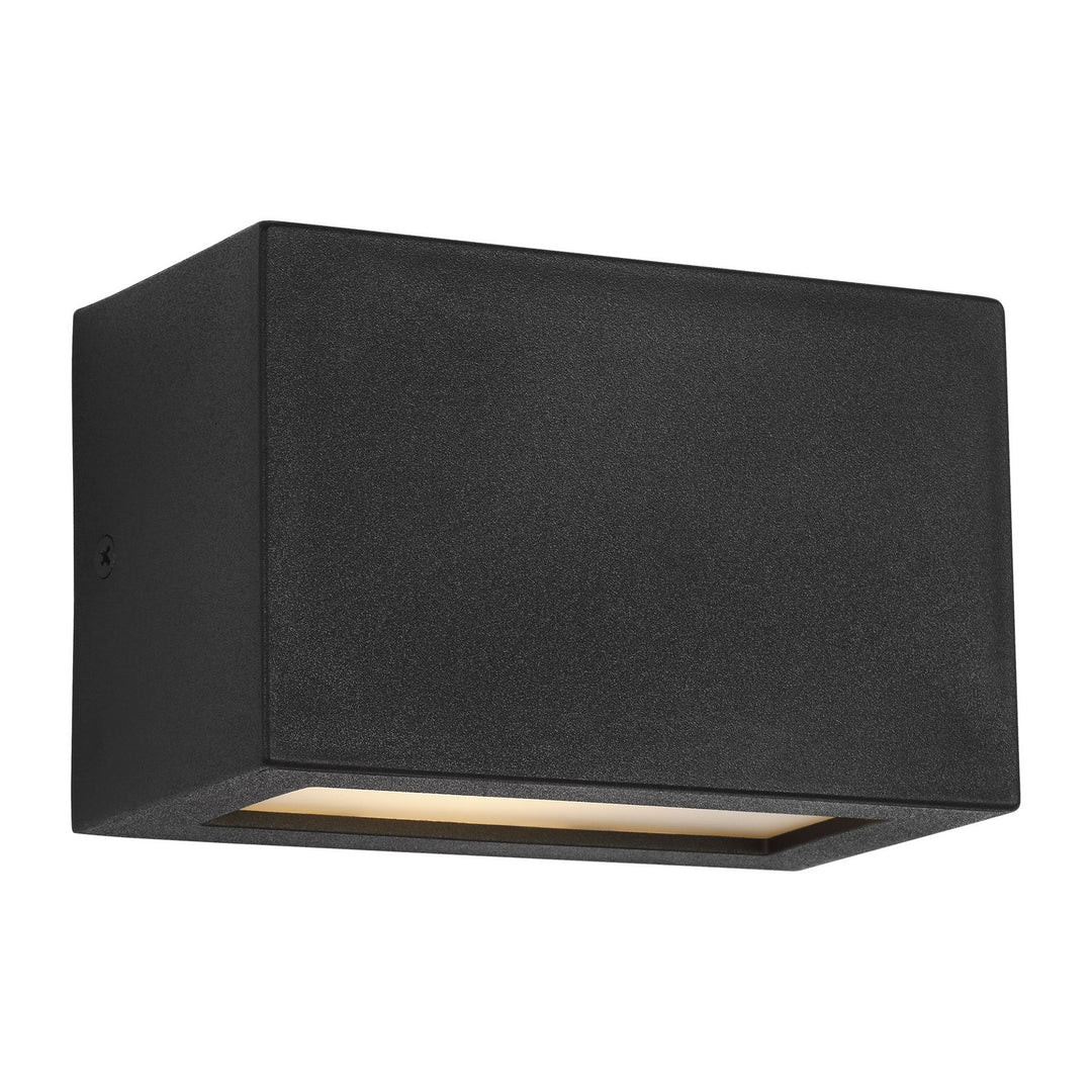 Kukei LED Wall Lantern in Textured Black - available from The Lighting Shoppe, trusted by Canadian homeowners