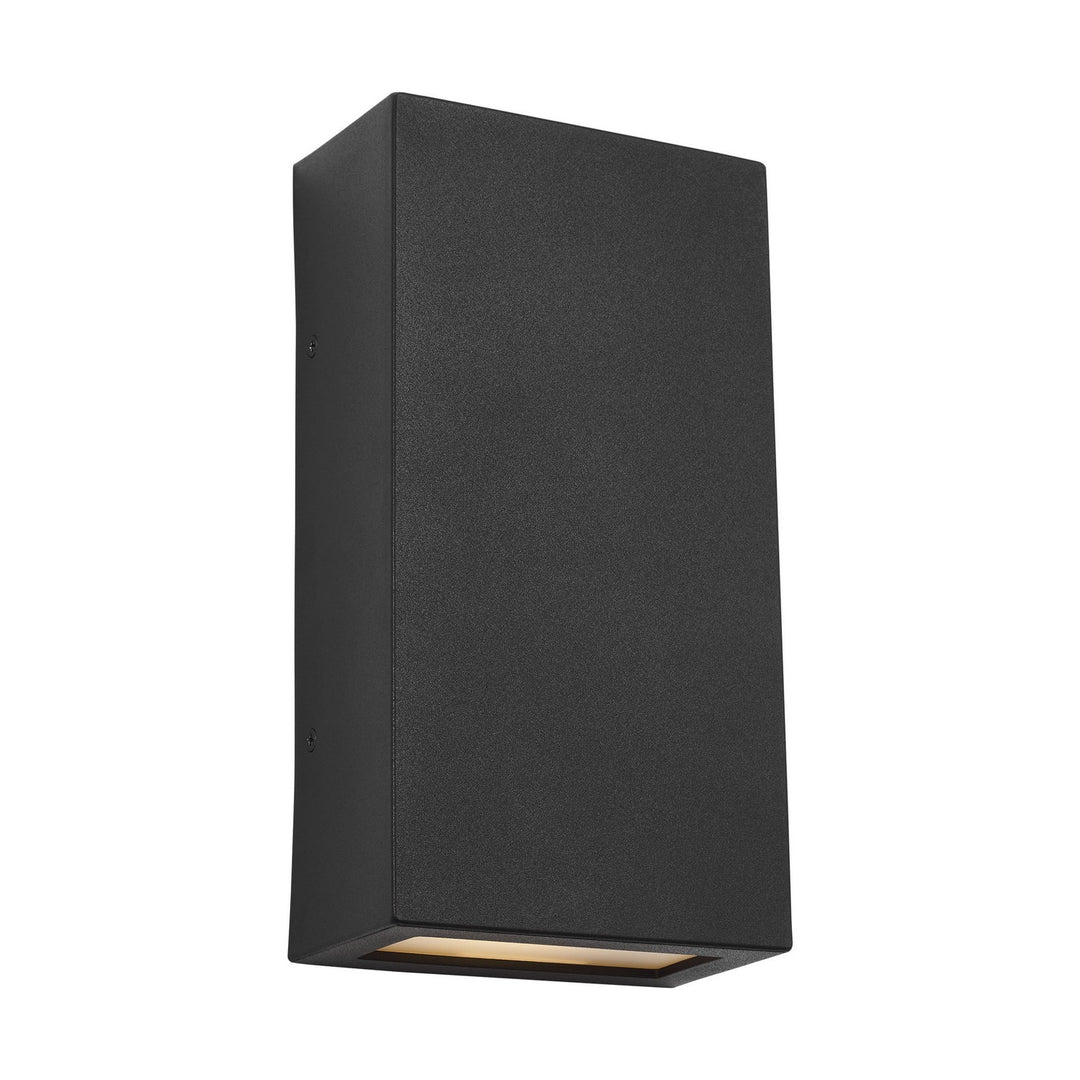 Kukei LED Wall Lantern in Textured Black - available from The Lighting Shoppe, trusted by Canadian homeowners