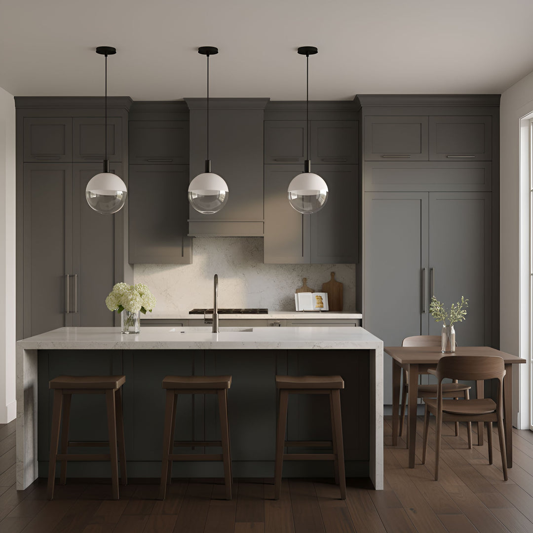 Visual Comfort Studio Canada - SLP1001AI - One Light Pendant - Torian - Aged Iron