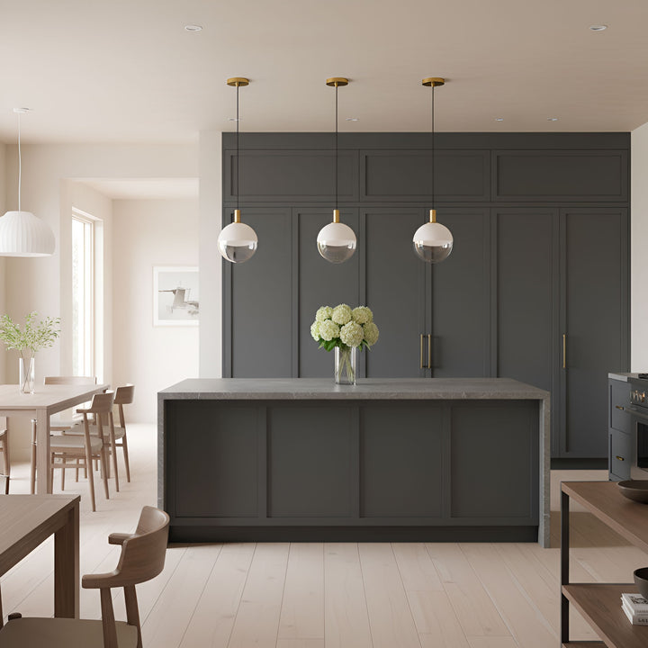 Visual Comfort Studio Canada - SLP1001BBS - One Light Pendant - Torian - Burnished Brass