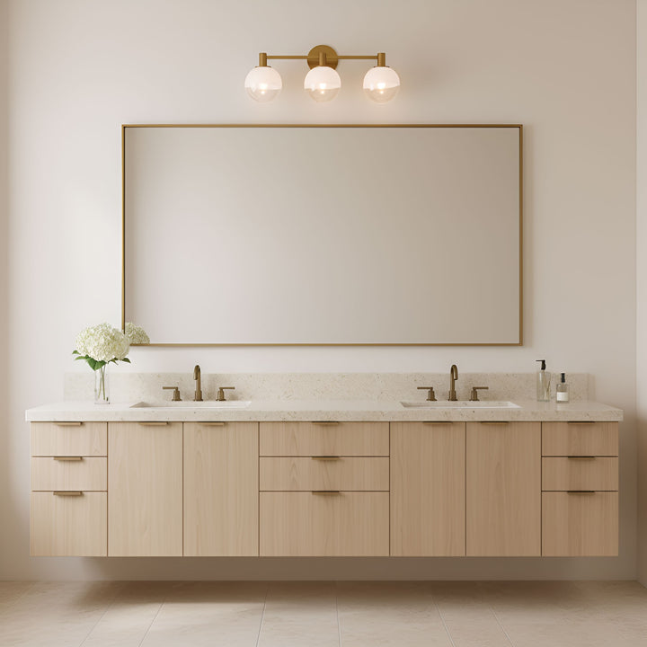 Visual Comfort Studio Canada - SLV1003BBS - Three Light Vanity - Torian - Burnished Brass