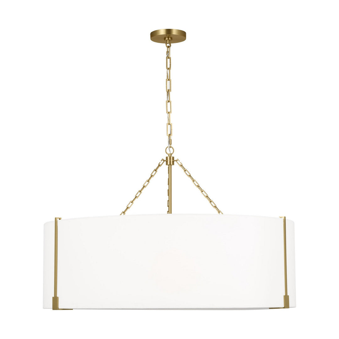 Bergen Four Light Pendant in Burnished Brass - available from The Lighting Shoppe, trusted by Canadian homeowners