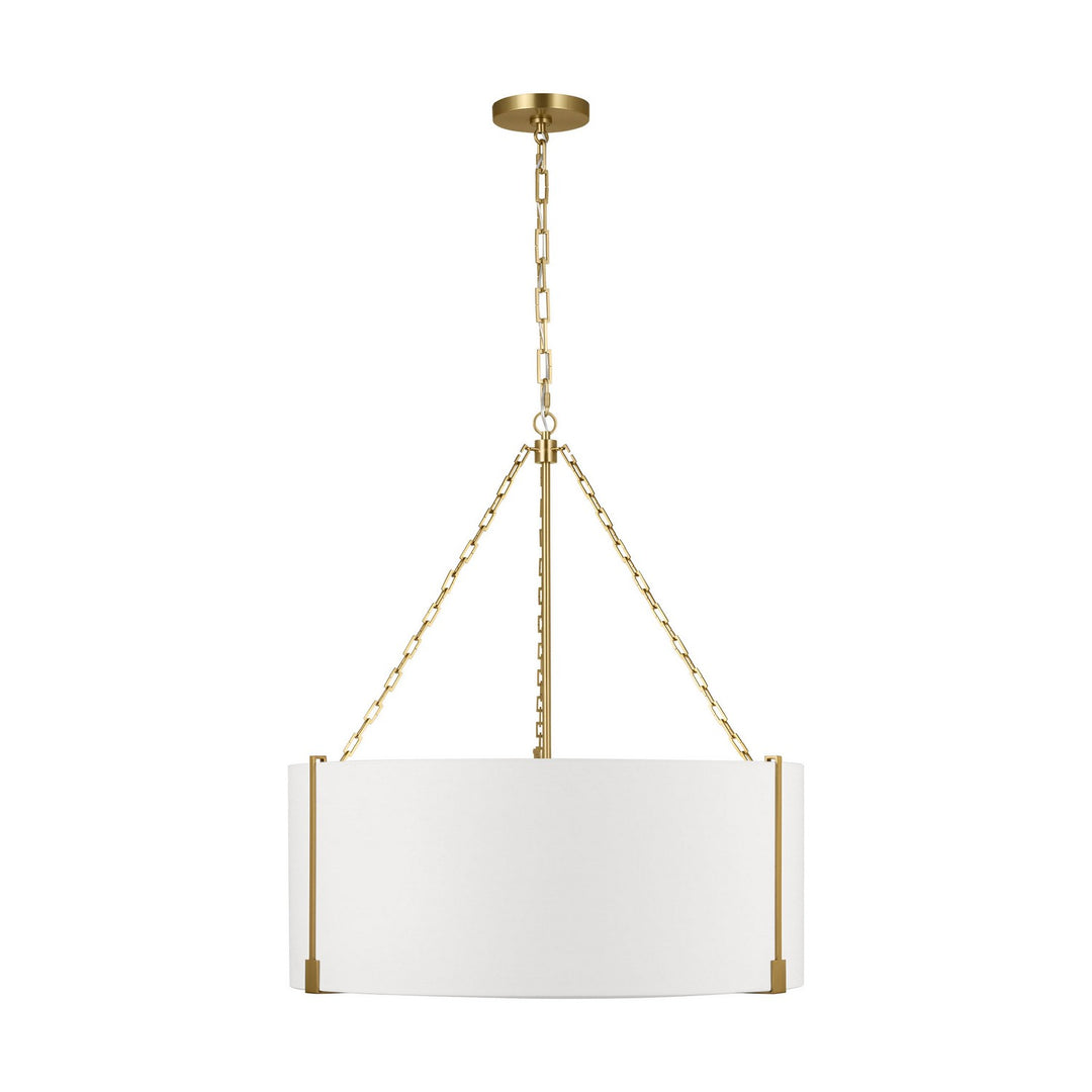 Bergen Three Light Pendant in Burnished Brass - available from The Lighting Shoppe, trusted by Canadian homeowners