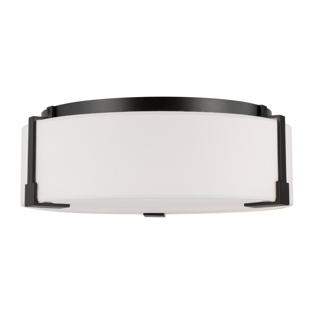 Bergen Two Light Flush Mount in Aged Iron - available from The Lighting Shoppe, trusted by Canadian homeowners