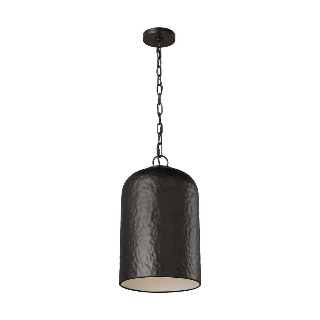 Buckner One Light Pendant in Aged Iron - available from The Lighting Shoppe, trusted by Canadian homeowners