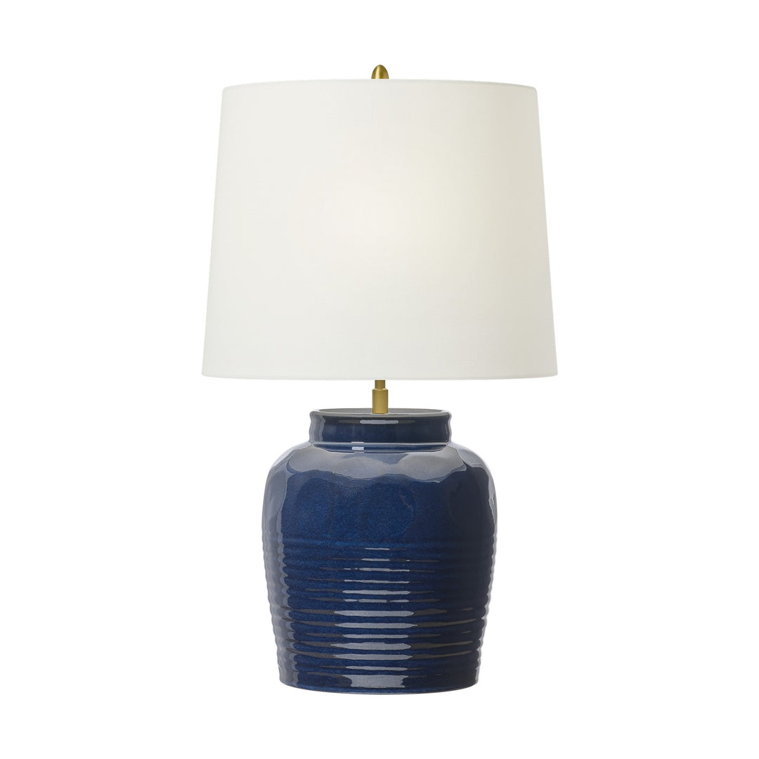 Selena One Light Table Lamp in Mix Blue Brown - available from The Lighting Shoppe, trusted by Canadian homeowners