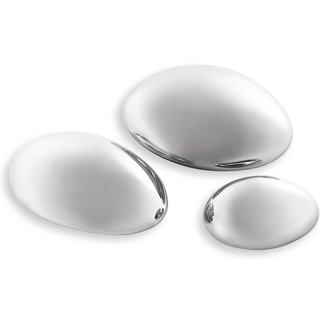 Mirror Cabochons, S/3 in Silver - available from The Lighting Shoppe, trusted by Canadian homeowners