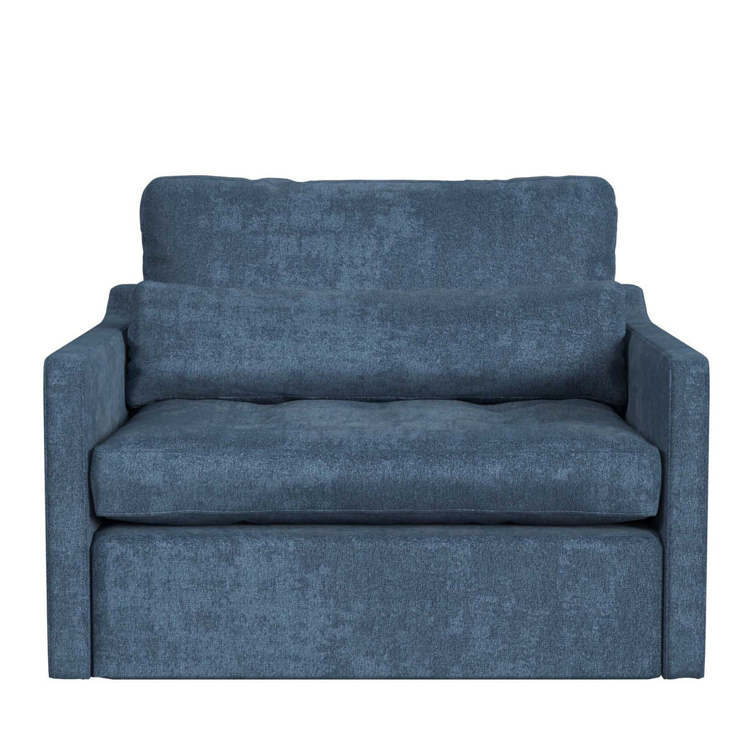 Chair-and-a-Half in Blue - available from The Lighting Shoppe, trusted by Canadian homeowners