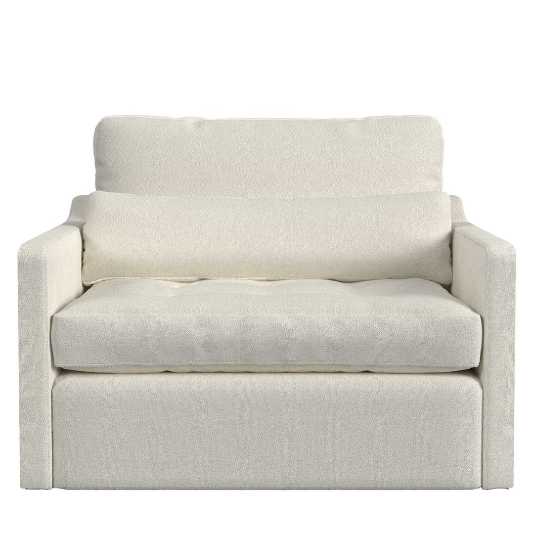 Chair-and-a-Half in White - available from The Lighting Shoppe, trusted by Canadian homeowners