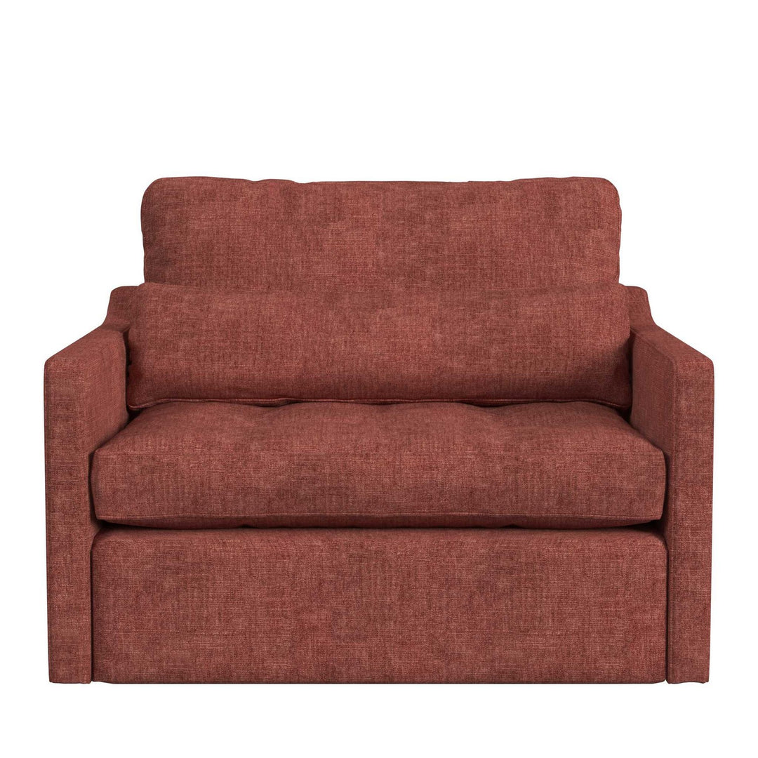 Chair-and-a-Half in Pink - available from The Lighting Shoppe, trusted by Canadian homeowners