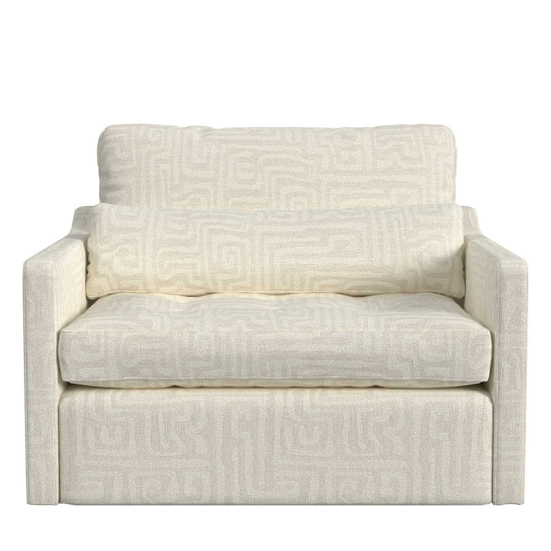 Chair-and-a-Half in White - available from The Lighting Shoppe, trusted by Canadian homeowners