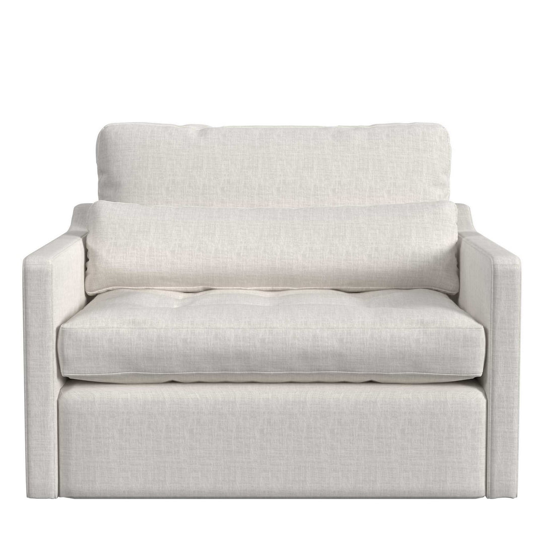 Chair-and-a-Half in White - available from The Lighting Shoppe, trusted by Canadian homeowners