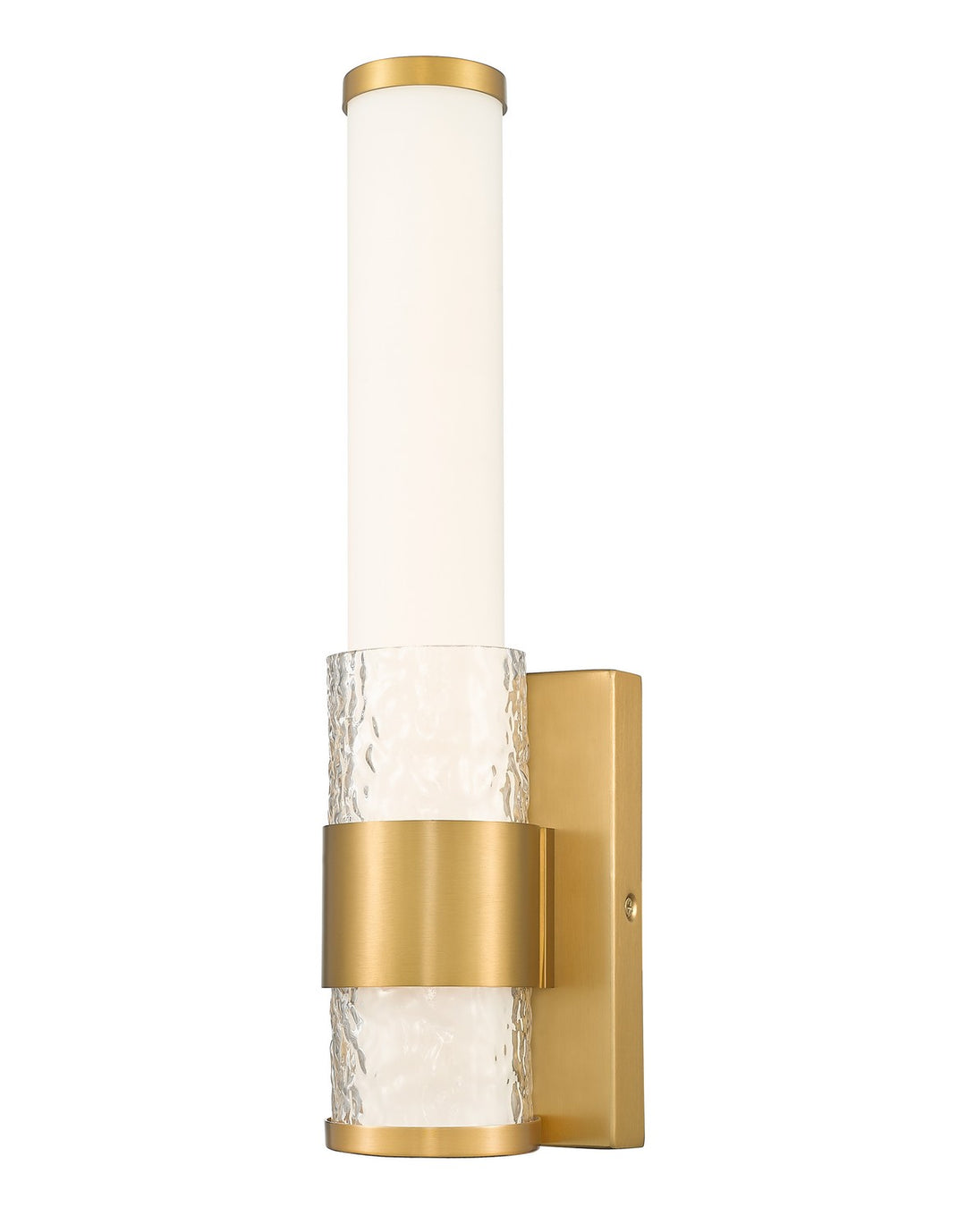 Egon LED Wall Sconce in Modern Gold - available from The Lighting Shoppe, trusted by Canadian homeowners