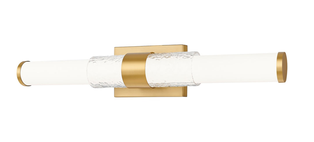 Egon LED Vanity in Modern Gold - available from The Lighting Shoppe, trusted by Canadian homeowners