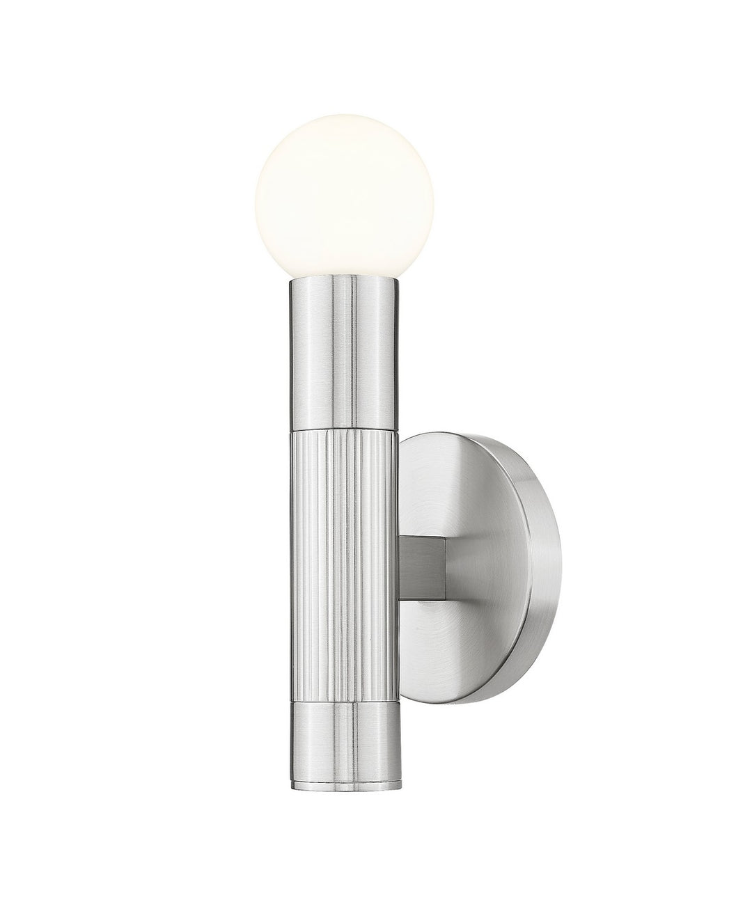 Stari One Light Wall Sconce in Brushed Nickel - available from The Lighting Shoppe, trusted by Canadian homeowners