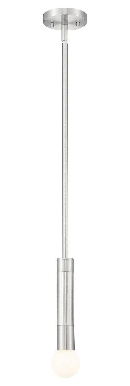 Stari One Light Pendant in Brushed Nickel - available from The Lighting Shoppe, trusted by Canadian homeowners