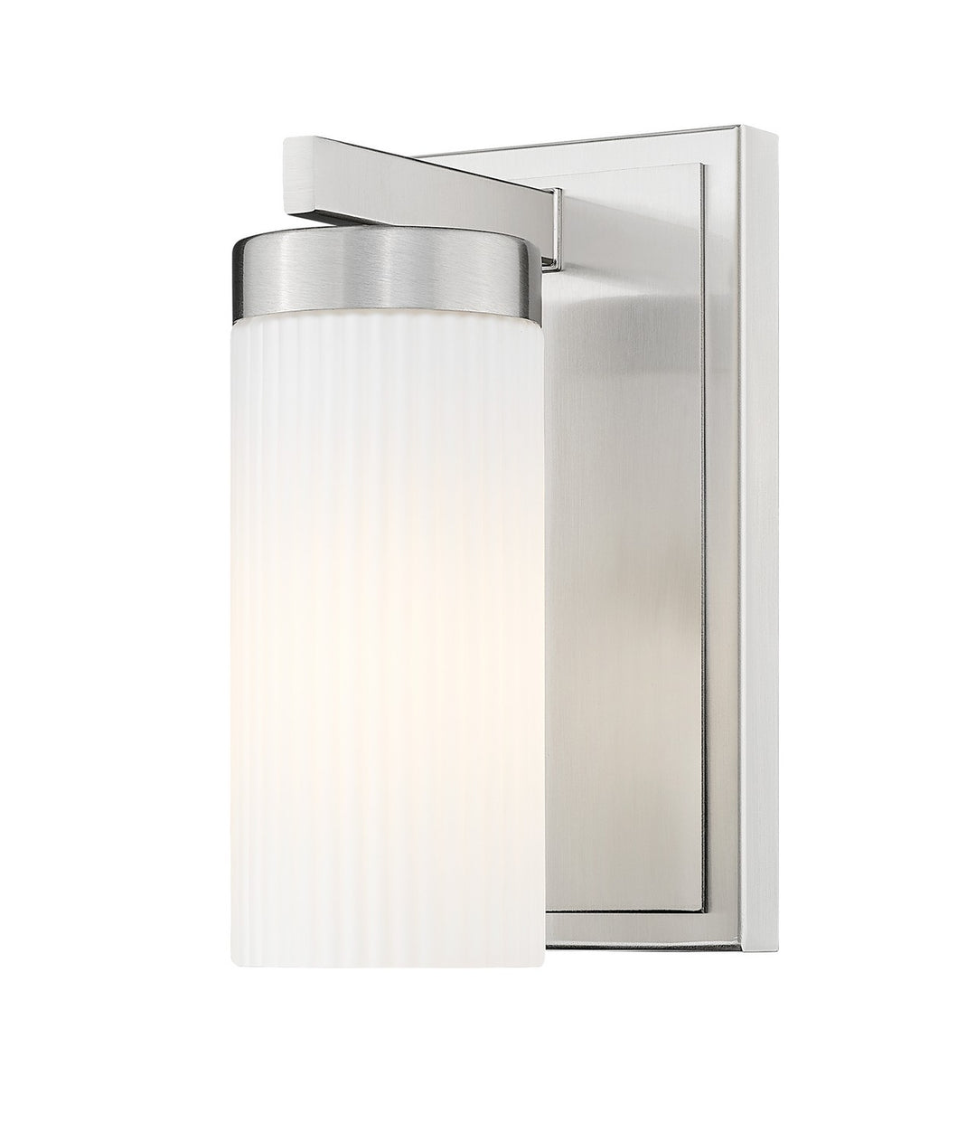 Danica One Light Wall Sconce in Brushed Nickel - available from The Lighting Shoppe, trusted by Canadian homeowners