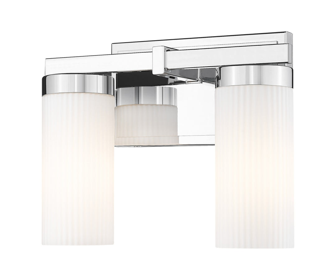 Danica Two Light Vanity in Chrome - available from The Lighting Shoppe, trusted by Canadian homeowners