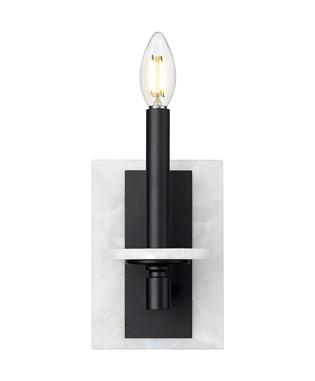 Kaden One Light Wall Sconce in Matte Black - available from The Lighting Shoppe, trusted by Canadian homeowners