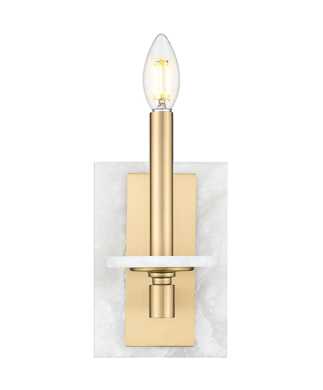 Kaden One Light Wall Sconce in Modern Gold - available from The Lighting Shoppe, trusted by Canadian homeowners