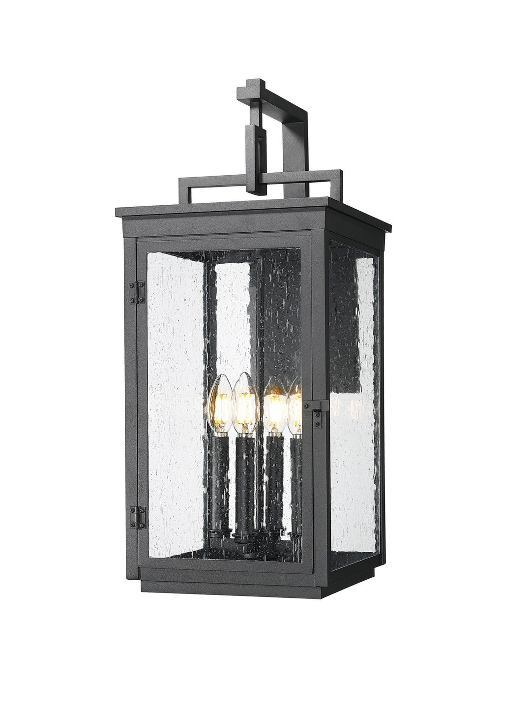 Hartwell Four Light Outdoor Wall Mount in Sand Black - available from The Lighting Shoppe, trusted by Canadian homeowners