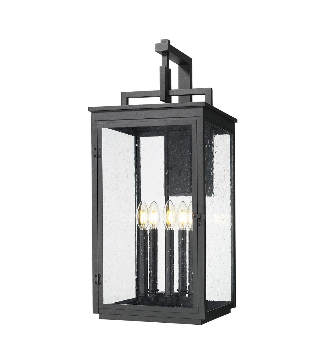 Hartwell Five Light Outdoor Wall Mount in Sand Black - available from The Lighting Shoppe, trusted by Canadian homeowners