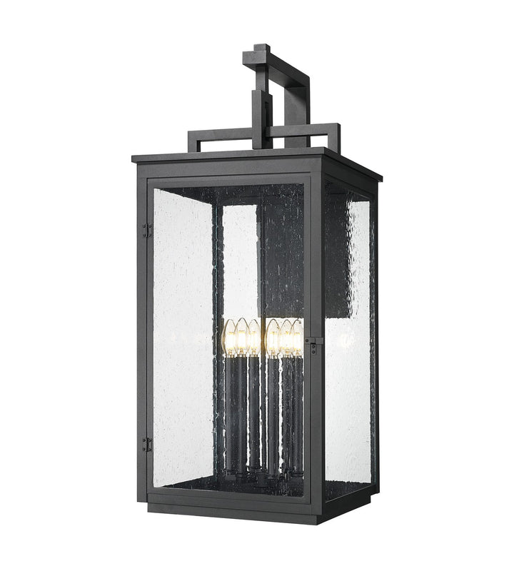 Hartwell Six Light Outdoor Wall Mount in Sand Black - available from The Lighting Shoppe, trusted by Canadian homeowners