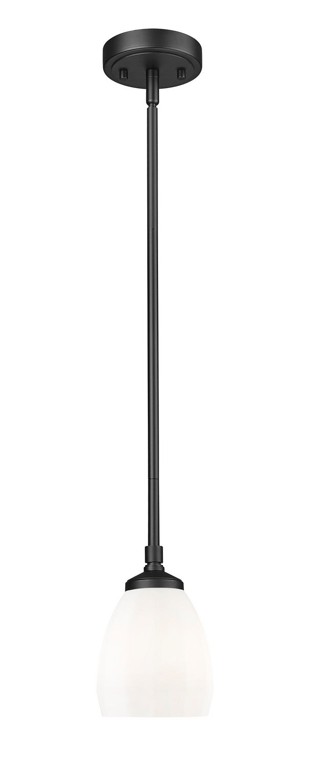 Oren One Light Pendant in Matte Black - available from The Lighting Shoppe, trusted by Canadian homeowners