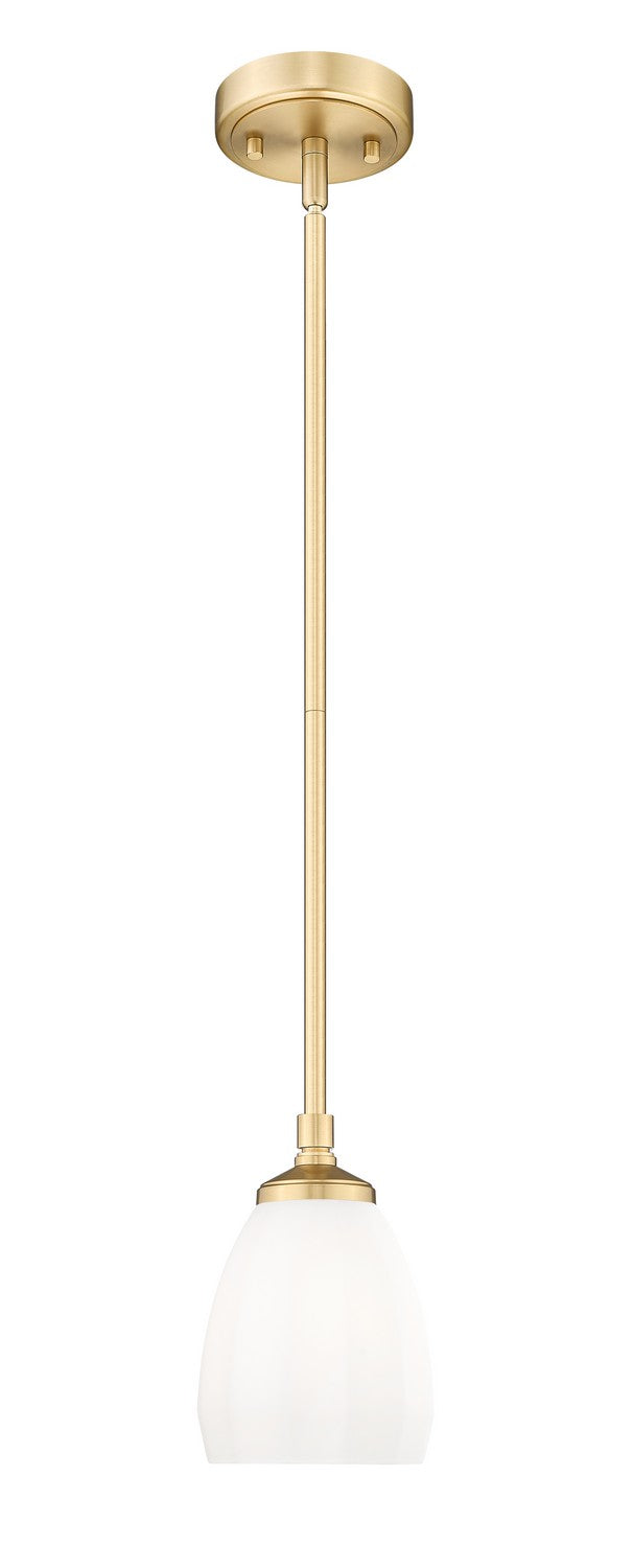 Oren One Light Pendant in Modern Gold - available from The Lighting Shoppe, trusted by Canadian homeowners