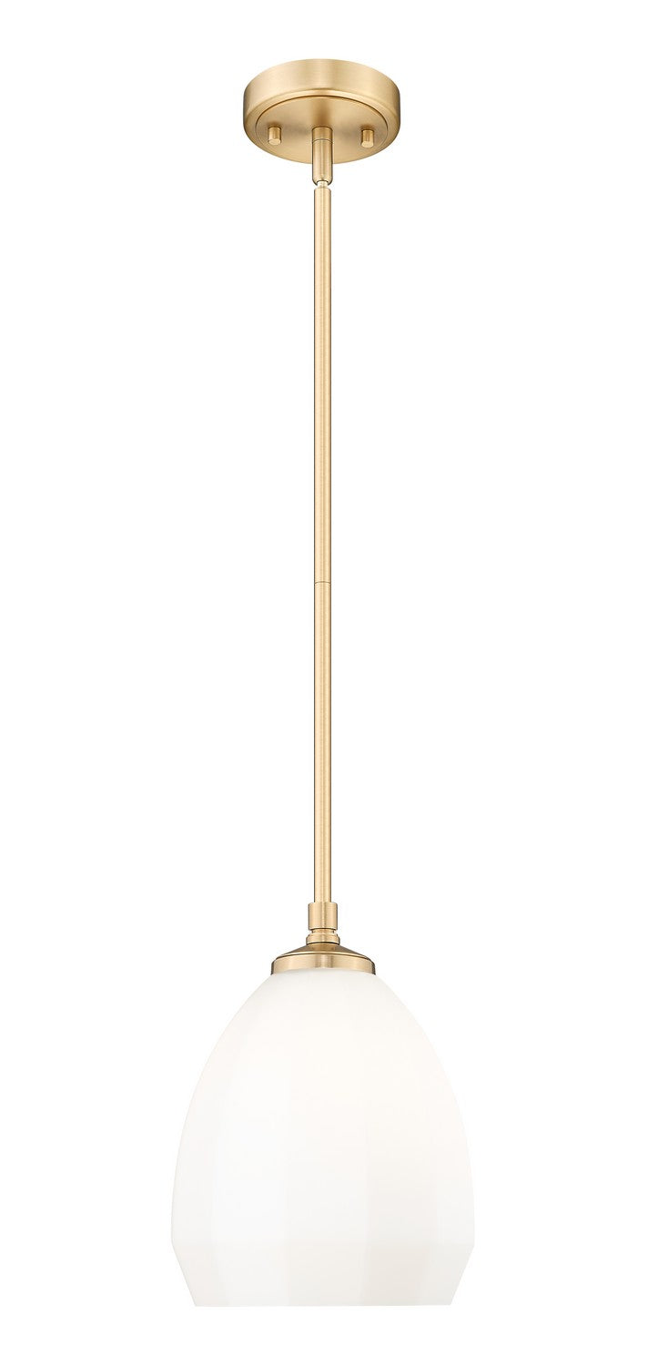 Oren One Light Pendant in Modern Gold - available from The Lighting Shoppe, trusted by Canadian homeowners