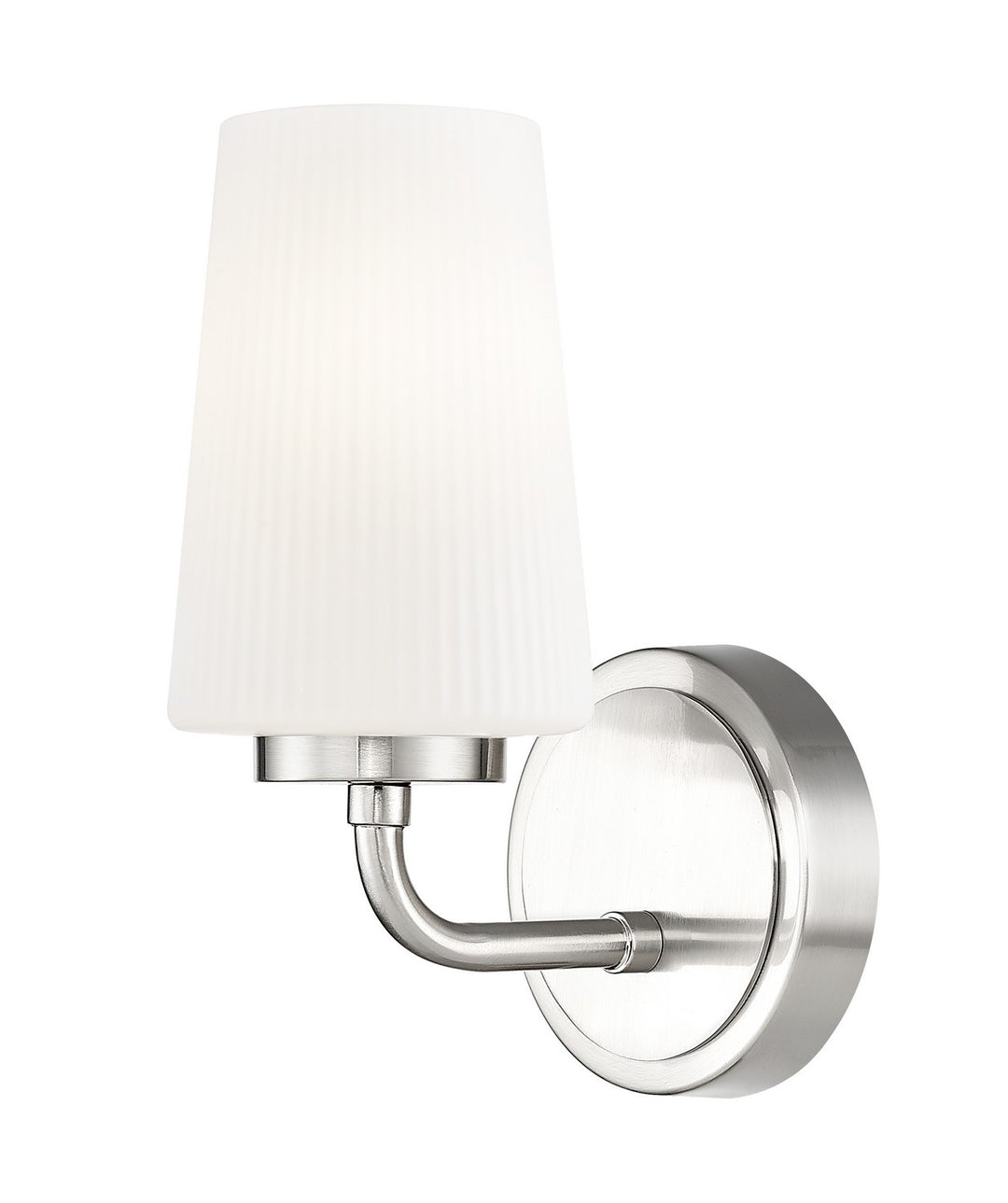 Montford One Light Wall Sconce in Brushed Nickel - available from The Lighting Shoppe, trusted by Canadian homeowners