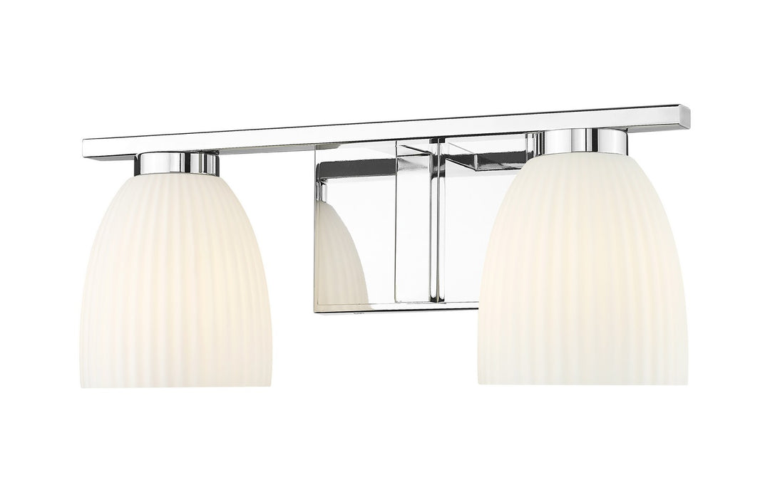 Naya Two Light Vanity in Chrome - available from The Lighting Shoppe, trusted by Canadian homeowners