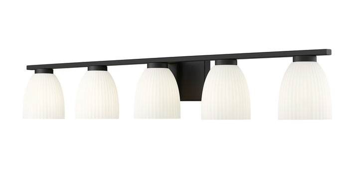 Z-Lite Canada - 7518-5V-MB - Five Light Vanity - Naya - Matte Black