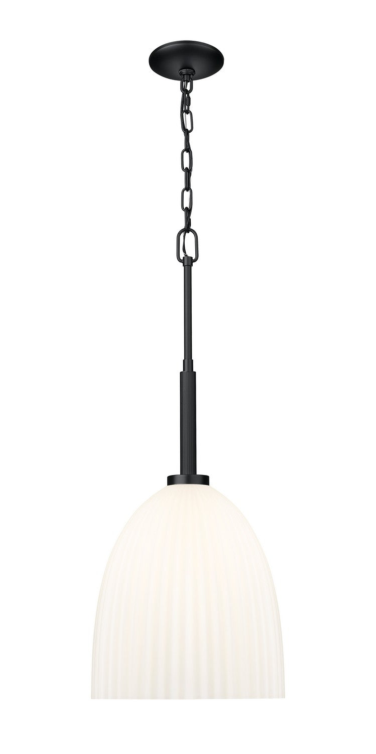 Naya One Light Pendant in Matte Black - available from The Lighting Shoppe, trusted by Canadian homeowners