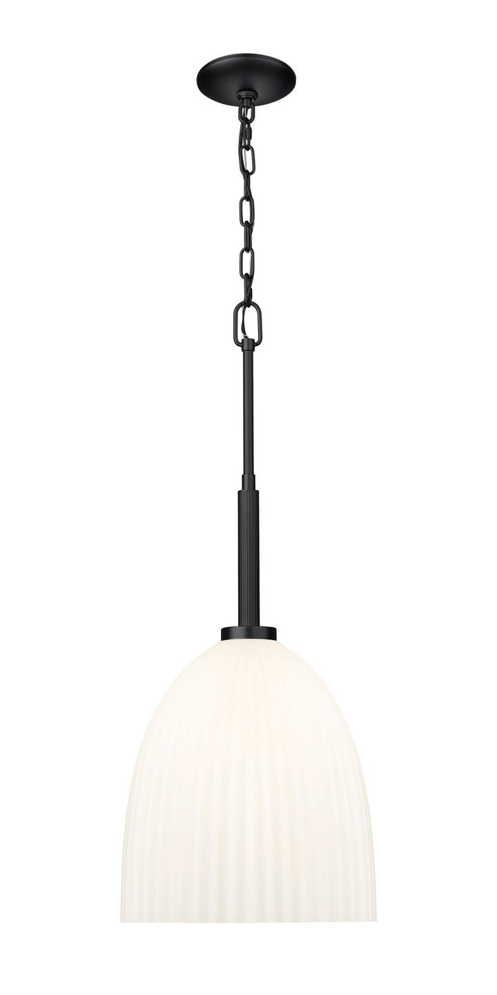 Naya One Light Pendant in Matte Black - available from The Lighting Shoppe, trusted by Canadian homeowners
