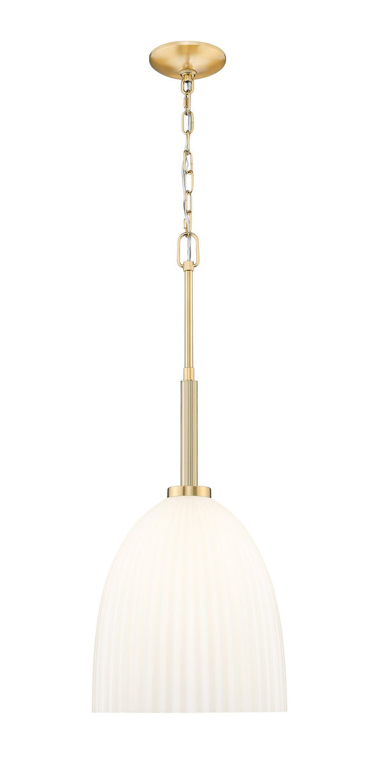 Naya One Light Pendant in Modern Gold - available from The Lighting Shoppe, trusted by Canadian homeowners