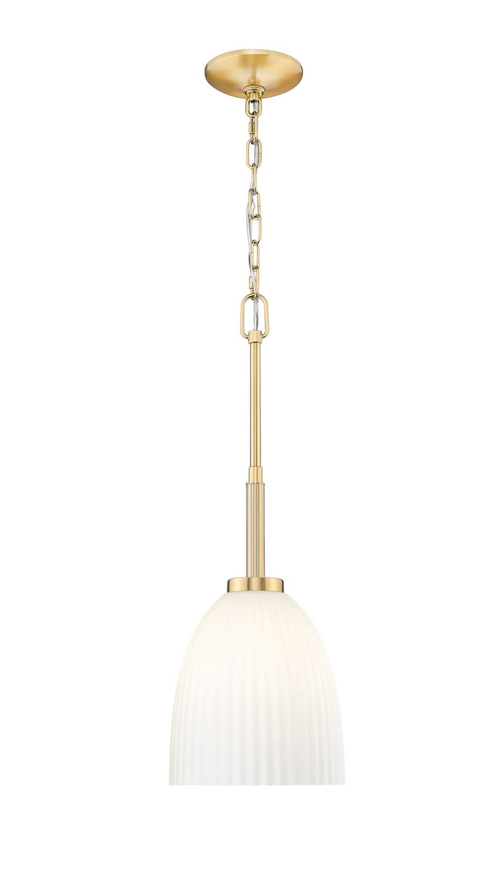 Naya One Light Pendant in Modern Gold - available from The Lighting Shoppe, trusted by Canadian homeowners