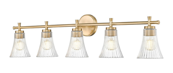 Z-Lite Canada - 7519-5V-MGLD - Five Light Vanity - Belle - Modern Gold