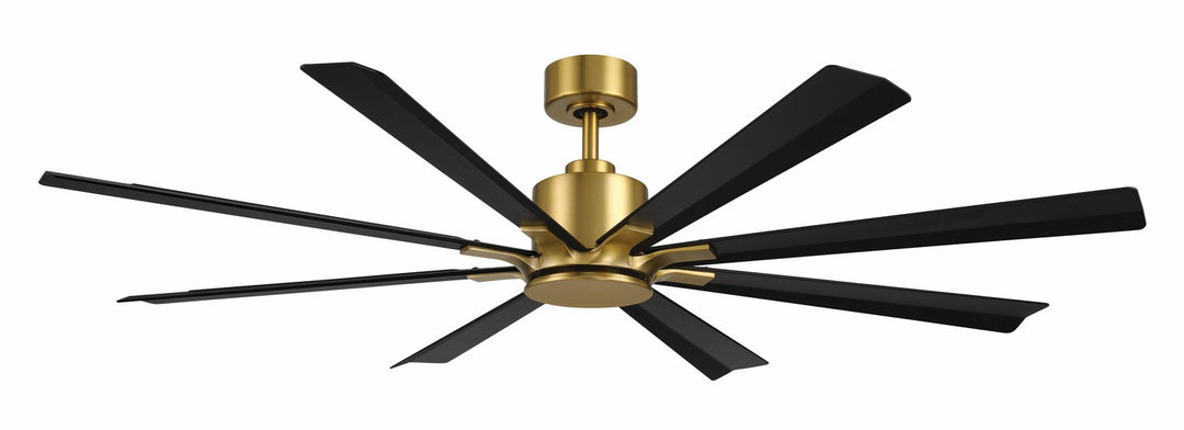 Modern Forms Fans Canada - FR-W2403-65-SB/MB - 65"Ceiling Fan - Size Matters - Soft Brass/Matte Black