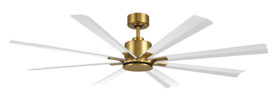 Modern Forms Fans Canada - FR-W2403-65-SB/MW - 65"Ceiling Fan - Size Matters - Soft Brass/Matte White