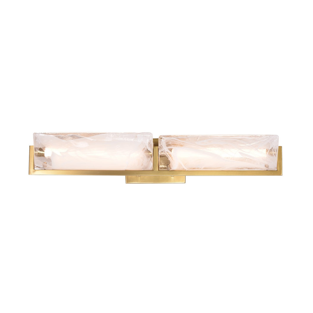 Varaluz - 531B02SB - LED Bath Fixture - Mingle - Satin Brass