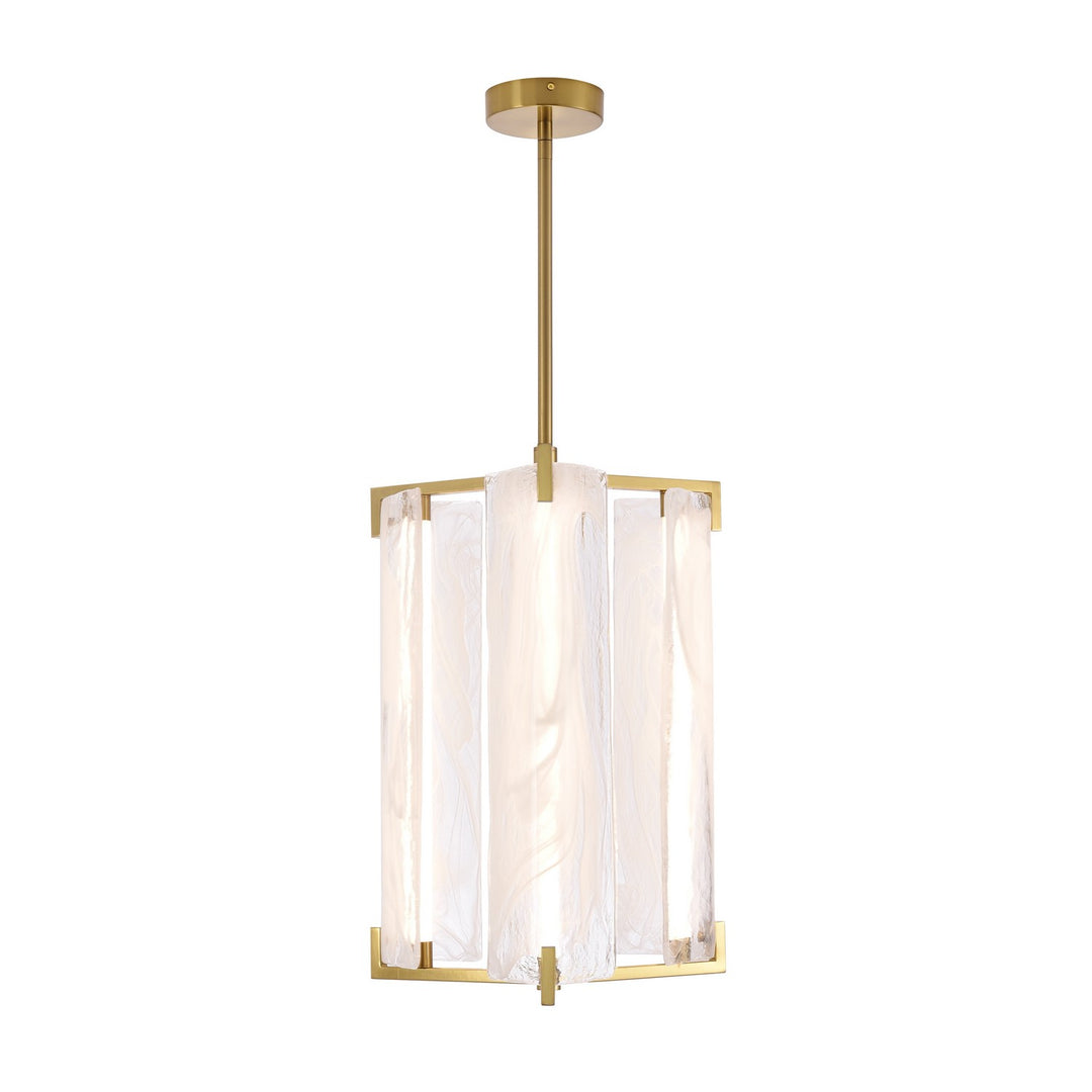 Varaluz - 531P03SB - LED Pendant - Mingle - Satin Brass