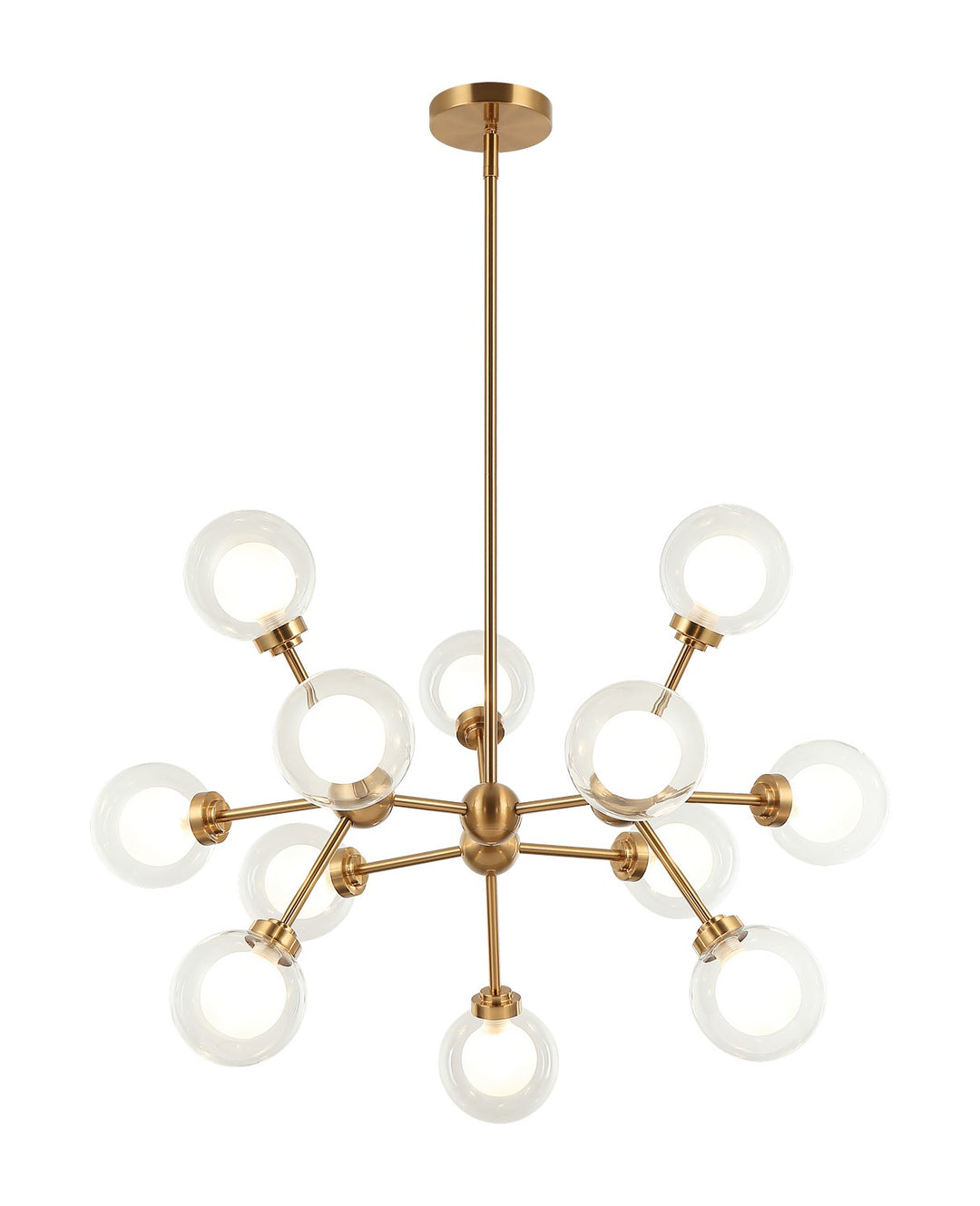Matteo Canada - C33012AG - LED Pendant - Solaris - Aged Gold Brass