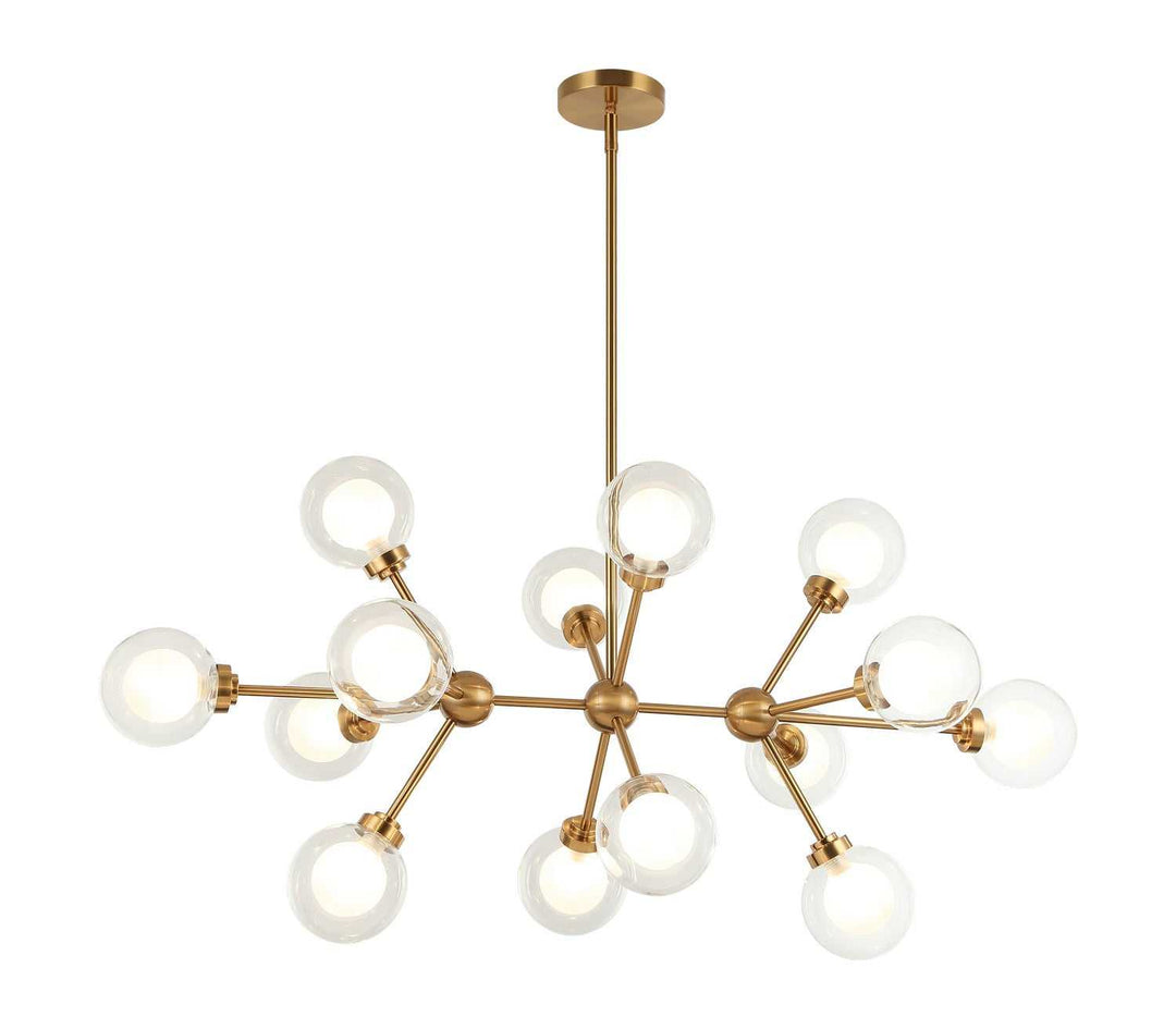 Matteo Canada - C33014AG - LED Pendant - Solaris - Aged Gold Brass