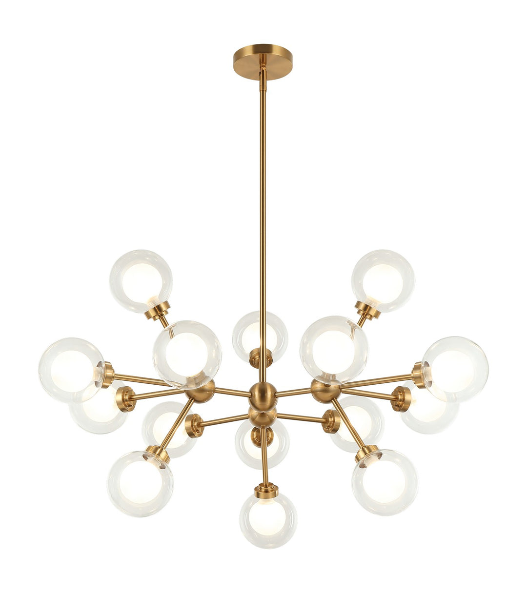 Matteo Canada - C33015AG - LED Pendant - Solaris - Aged Gold Brass