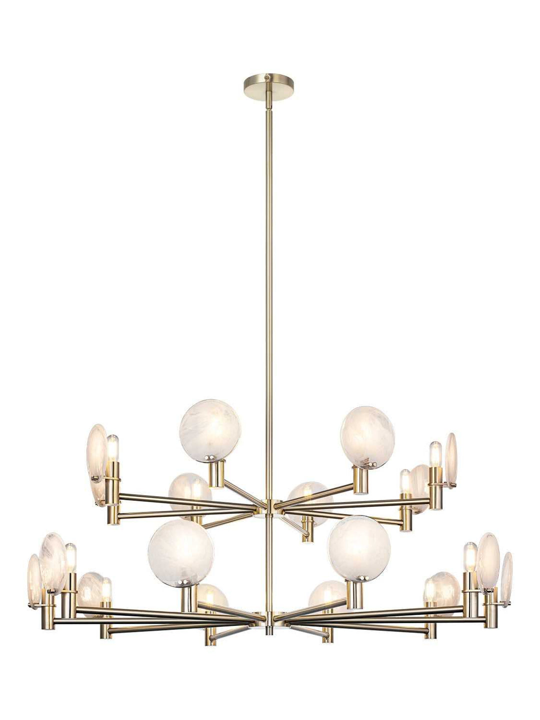 Matteo Canada - C33818CG - 18 Light Pendant - Cloudburst - Champagne Gold