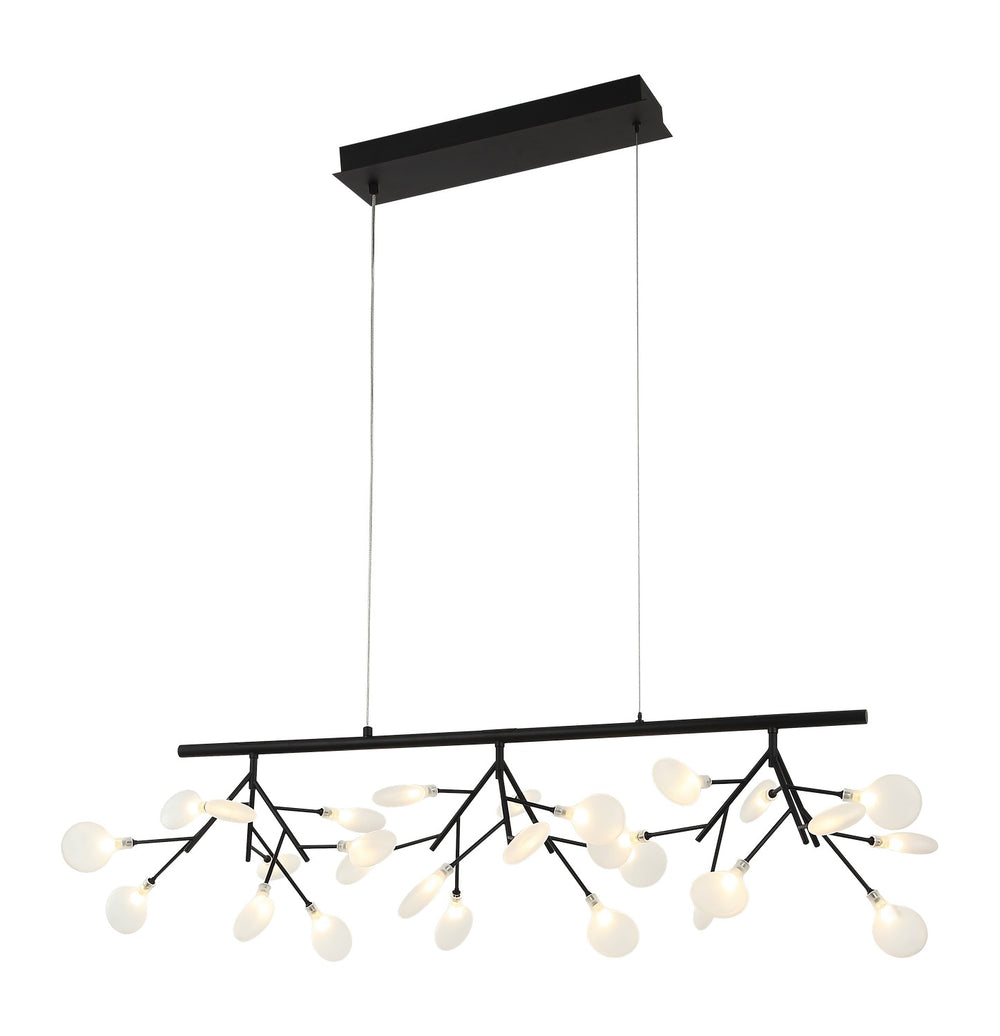 Matteo Canada - C69846MB - 27 Light Pendant - Hydrangea Bloom - Matte Black