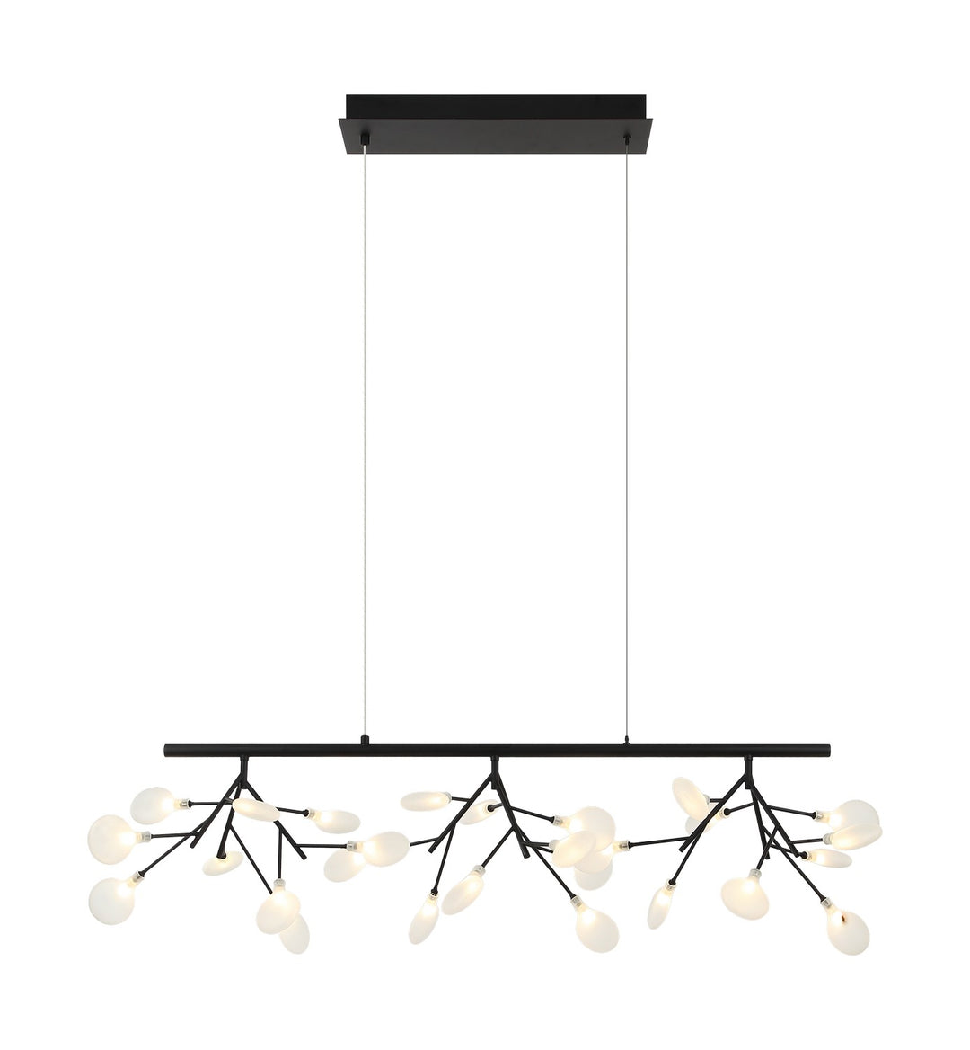 Matteo Canada - C69846MB - 27 Light Pendant - Hydrangea Bloom - Matte Black