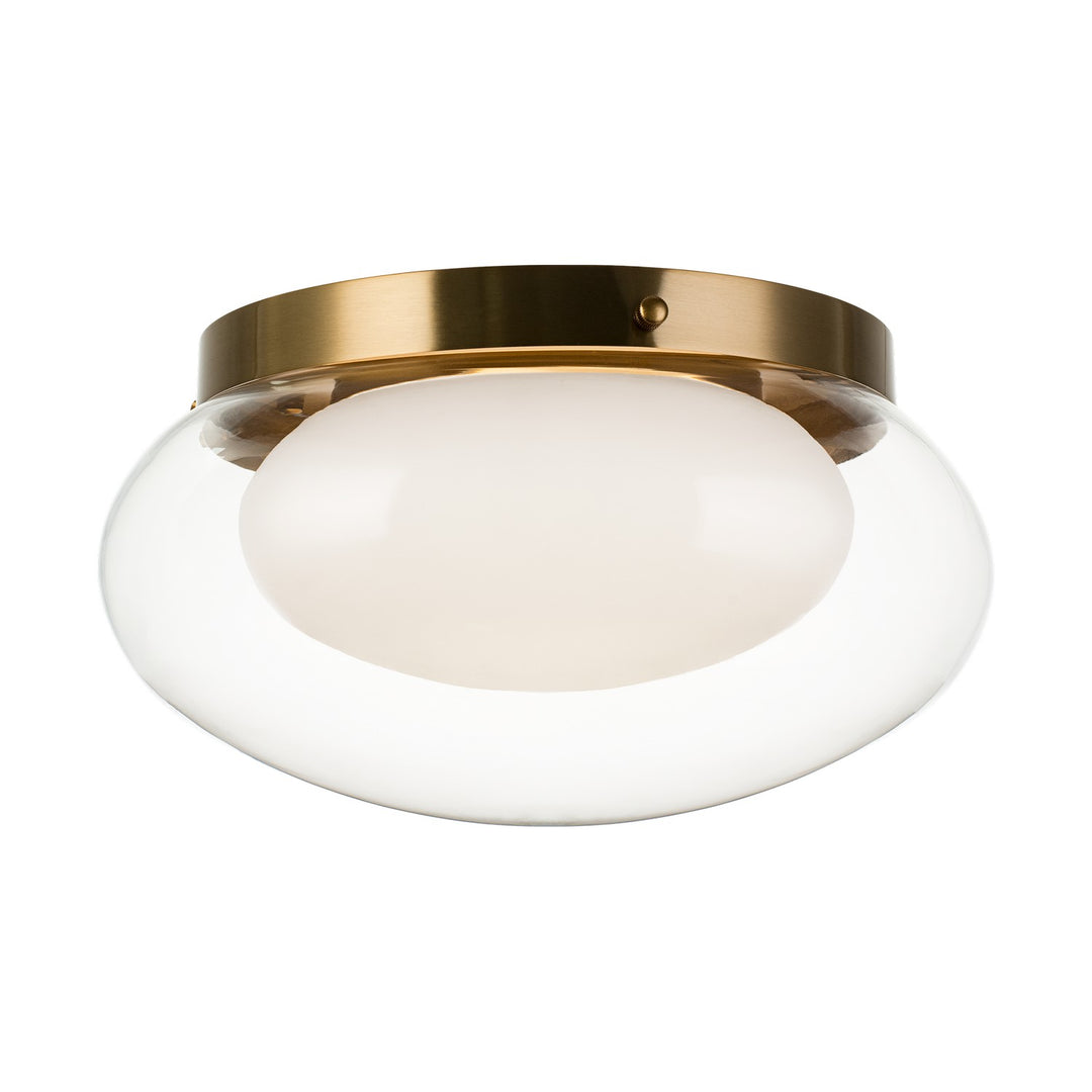 Matteo Canada - M15703AG - Three Light Flush Mount - Caspian - Aged Gold Brass